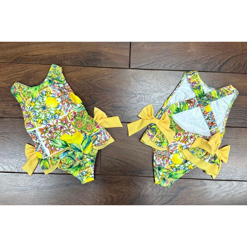 Tropical swimsuit 2-12 years