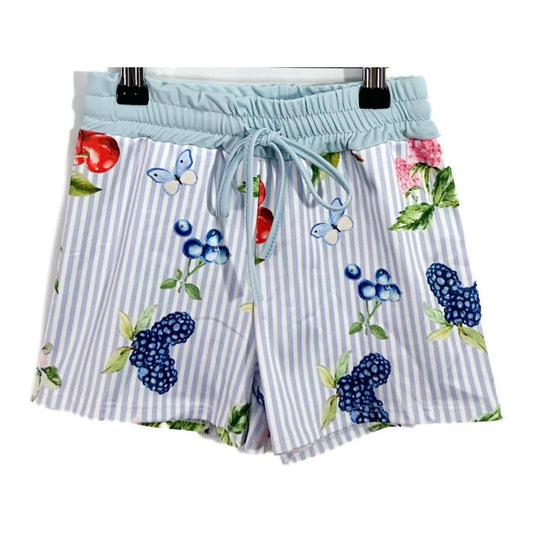 Berry Stripe Swim Shorts 2-10 years