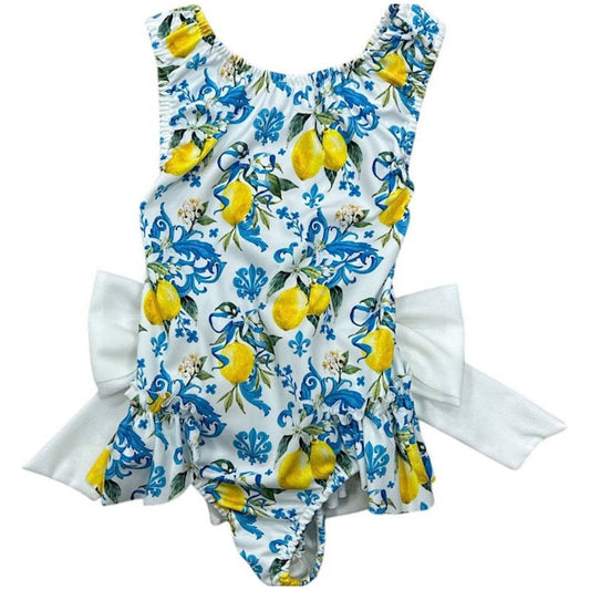 Lemon Bow Swimsuit 2-12 years