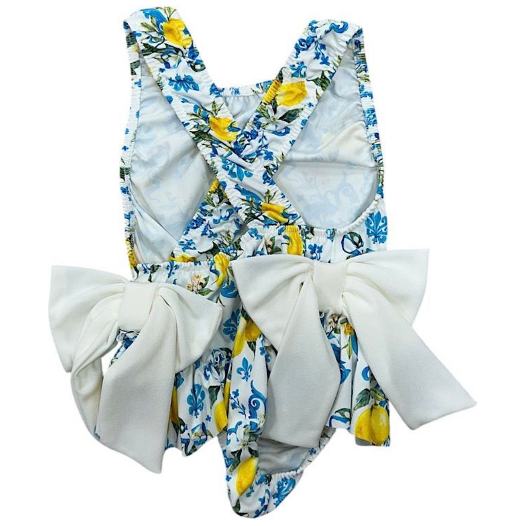 Lemon Bow Swimsuit 2-12 years