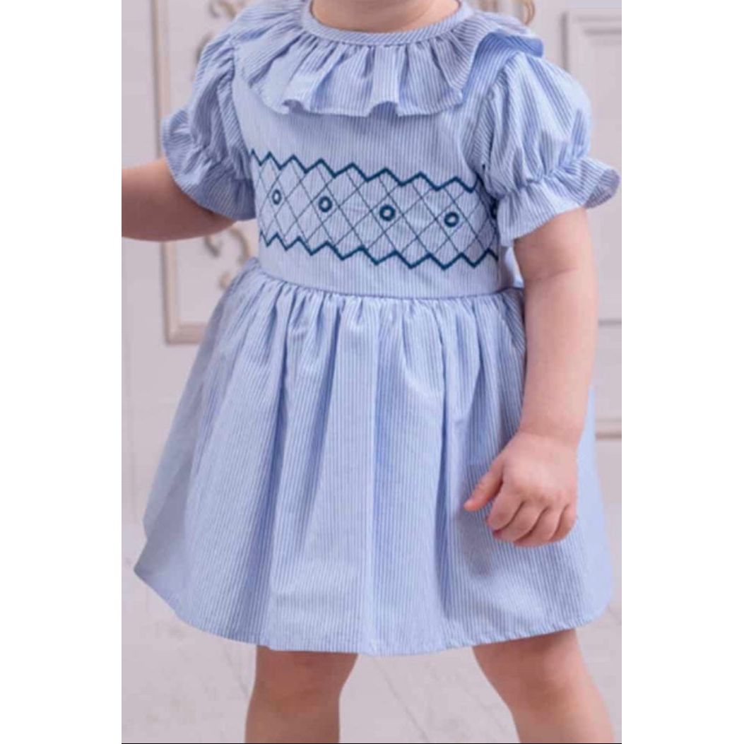 Embroidered Spanish Style Dress