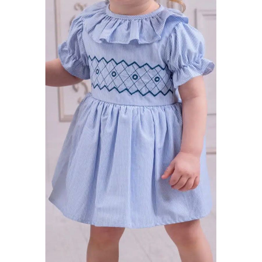 Embroidered Spanish Style Dress