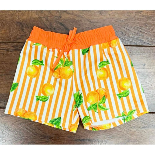 Orange Stripe Swim Short (2-12 years )