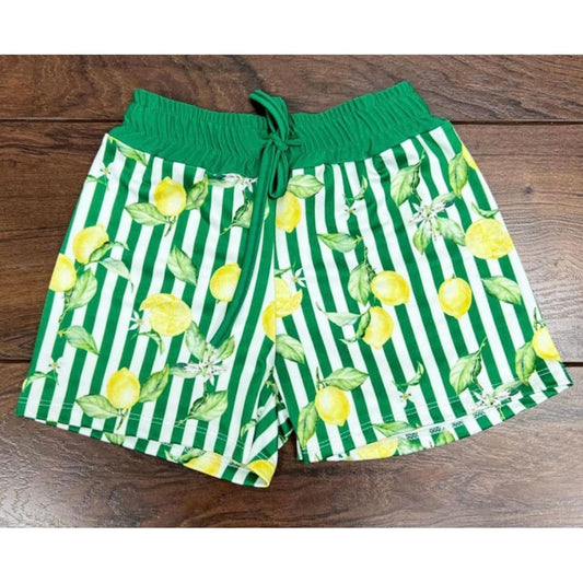 Lemon Strip Swim Short (2-12 years )