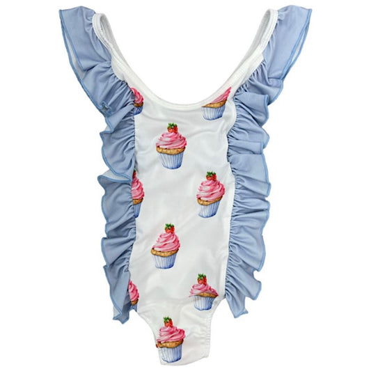 Cupcake Frill Swimsuit (12-24 Months)